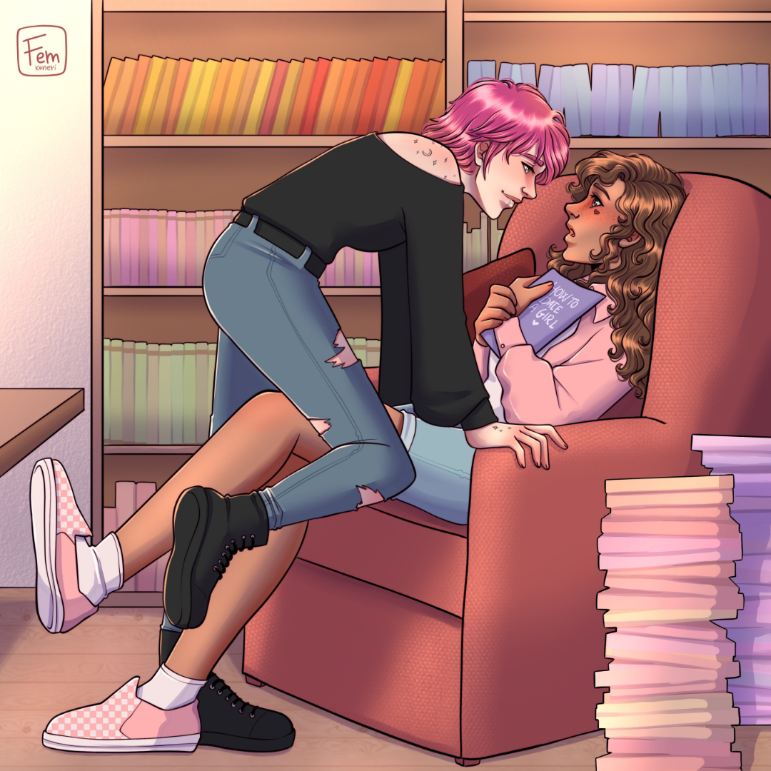 Q&Q Library Art Print