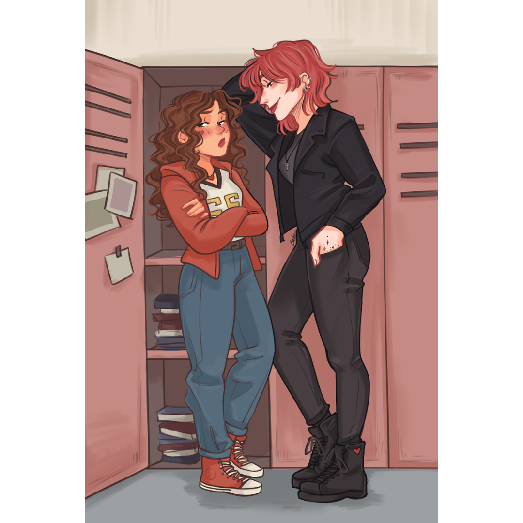 Q&Q Lockers Art Print