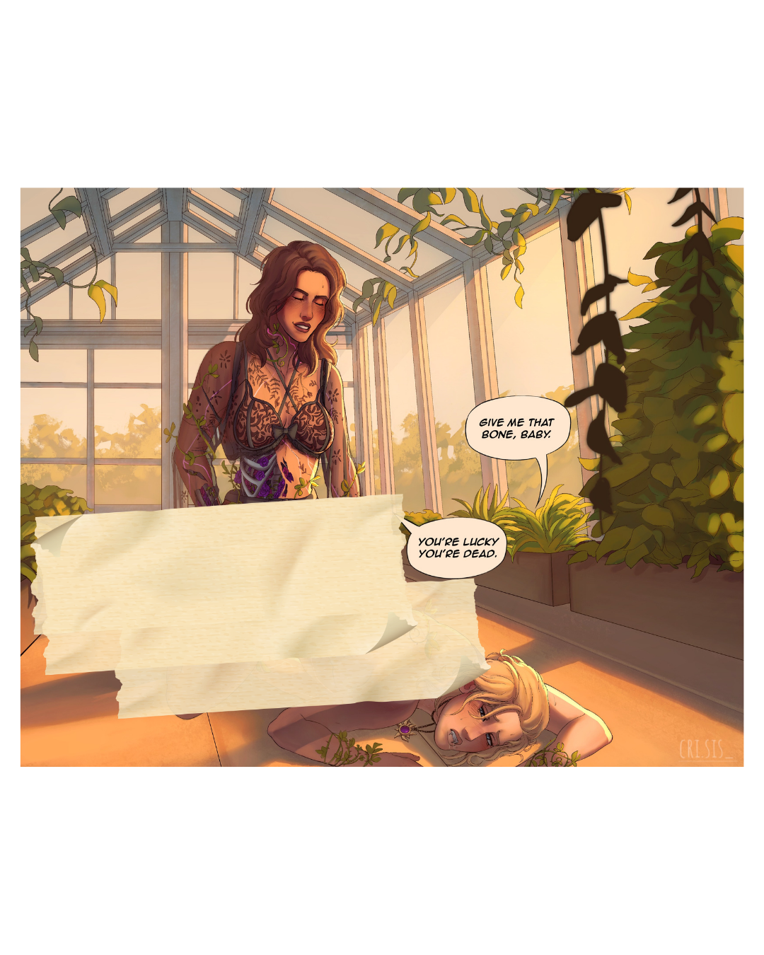 NSFW Comic Print from SAAM Novella