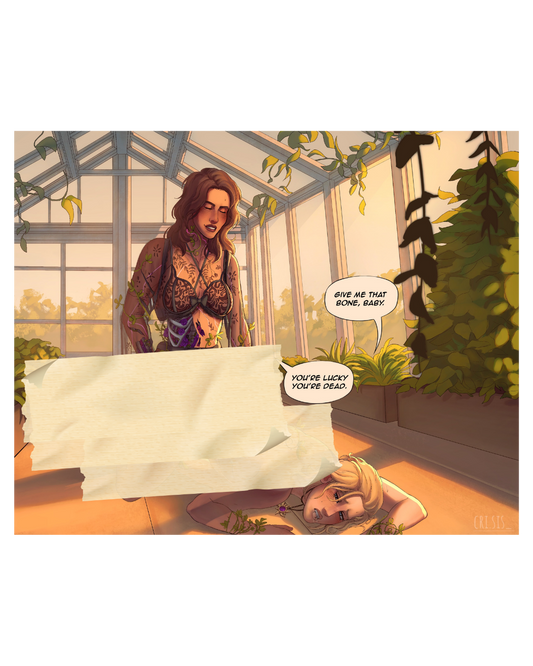NSFW Comic Print from SAAM Novella