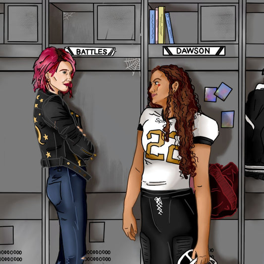 Q&Q Styxton Locker Room Art Print