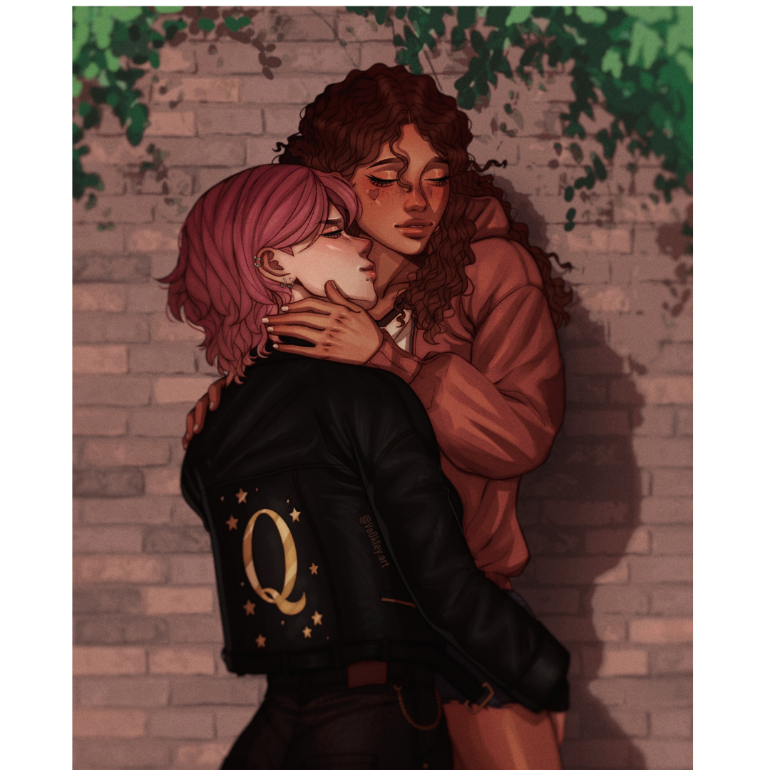 QQ On The Wall Art Print