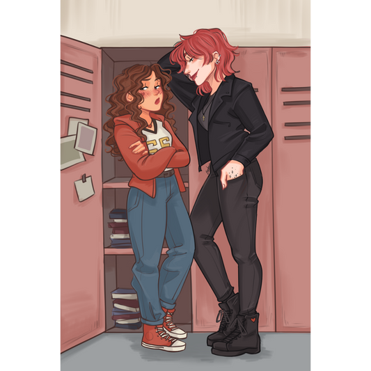 Q&Q Lockers Art Print